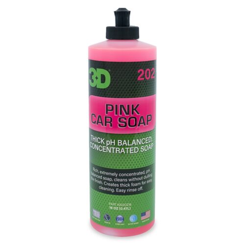 3D Pink car soap 16 oz 1