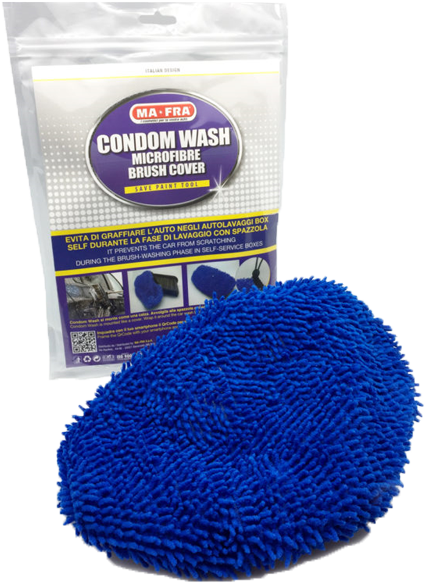 MaFra Condom wash microfiber brush cover 1